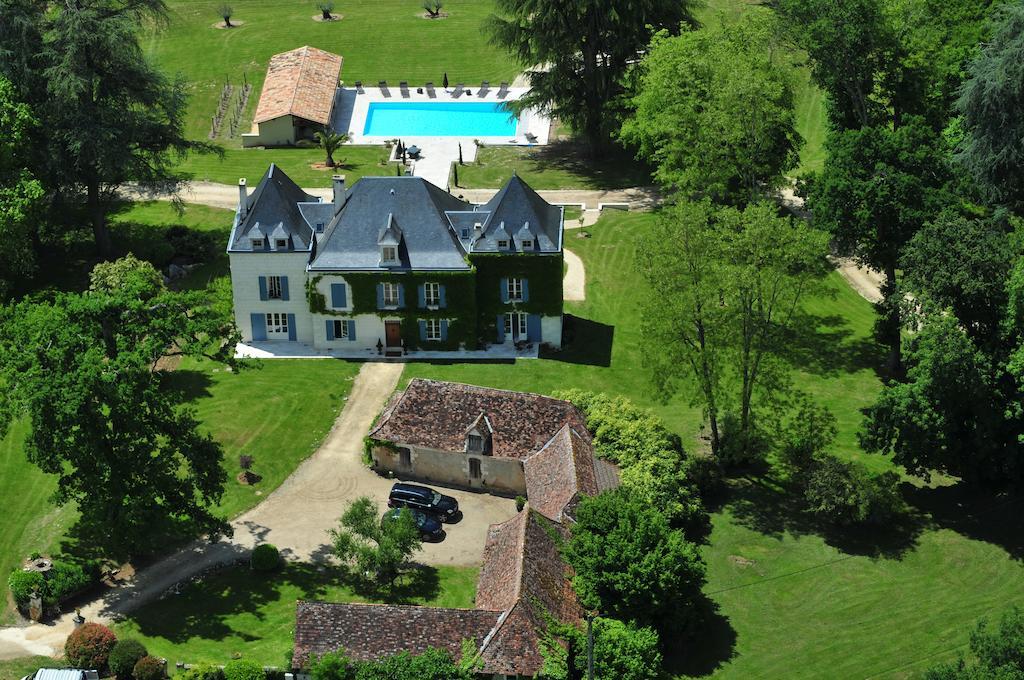 Domaine De La Fauconnie Hotel Campsegret Bagian luar foto